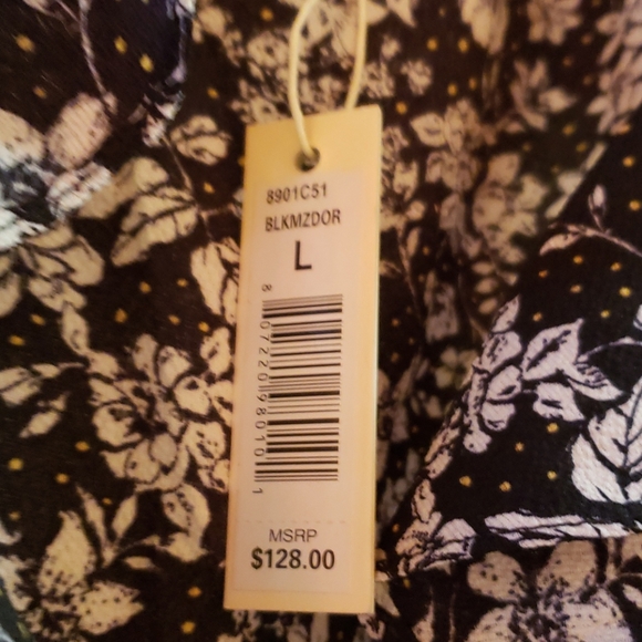 NWT Max Studio Ruffle wrap dress size large - Picture 8 of 15